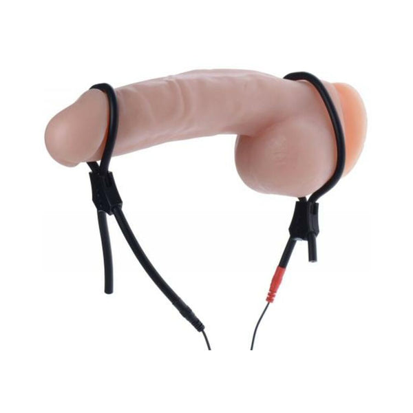 Vigor II C@ck And Ball Ties And Frenum Electro Stimulator