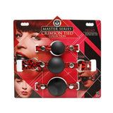 Crimson Tied Triad Interchangeable Silicone Ball Gag