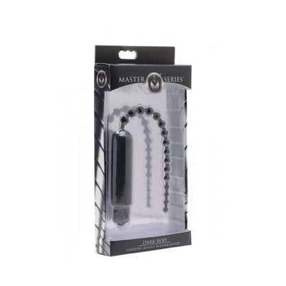 Dark Rod Vibrating Beaded Silicone Sound