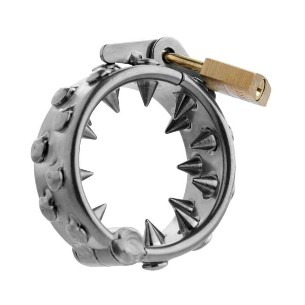 Impaler Locking CBT Ring With Spikes