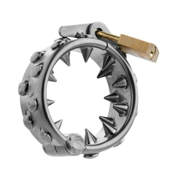 Impaler Locking CBT Ring With Spikes