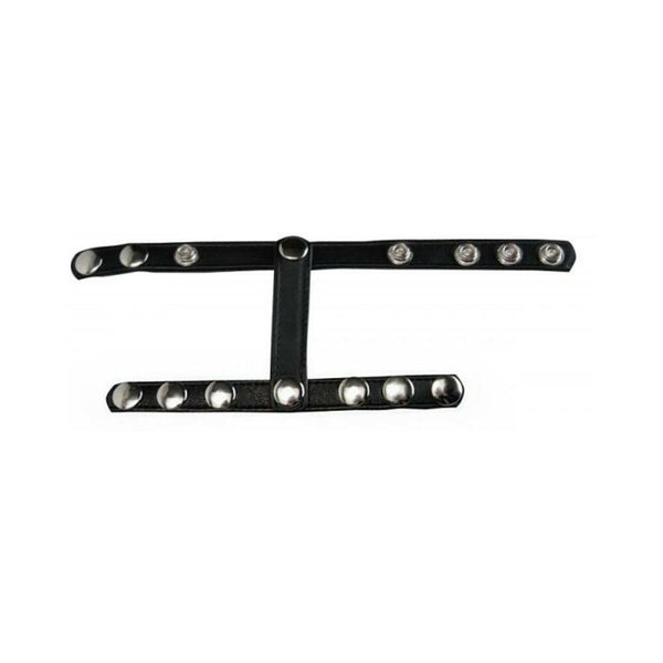Strict Snap On Cock And Ball Harness Black