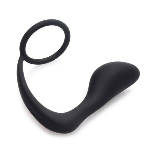 Explorer II Prostate Stimulator & Cock Ring Black