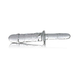 Brutus Glass Dildo Thruster - Clear