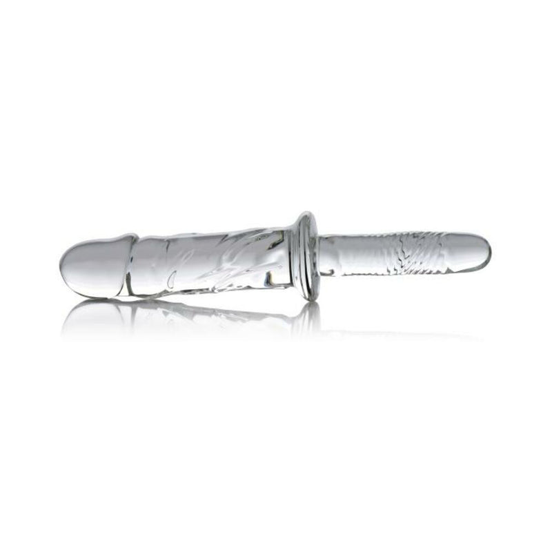 Brutus Glass Dildo Thruster - Clear