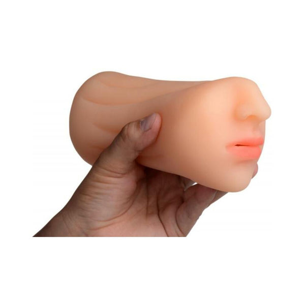 Sarah's Sexy Mouth Blow Job Stroker Beige