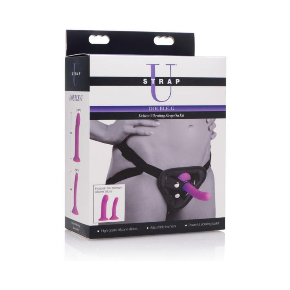 Double-G Deluxe Vibrating Strap On Kit