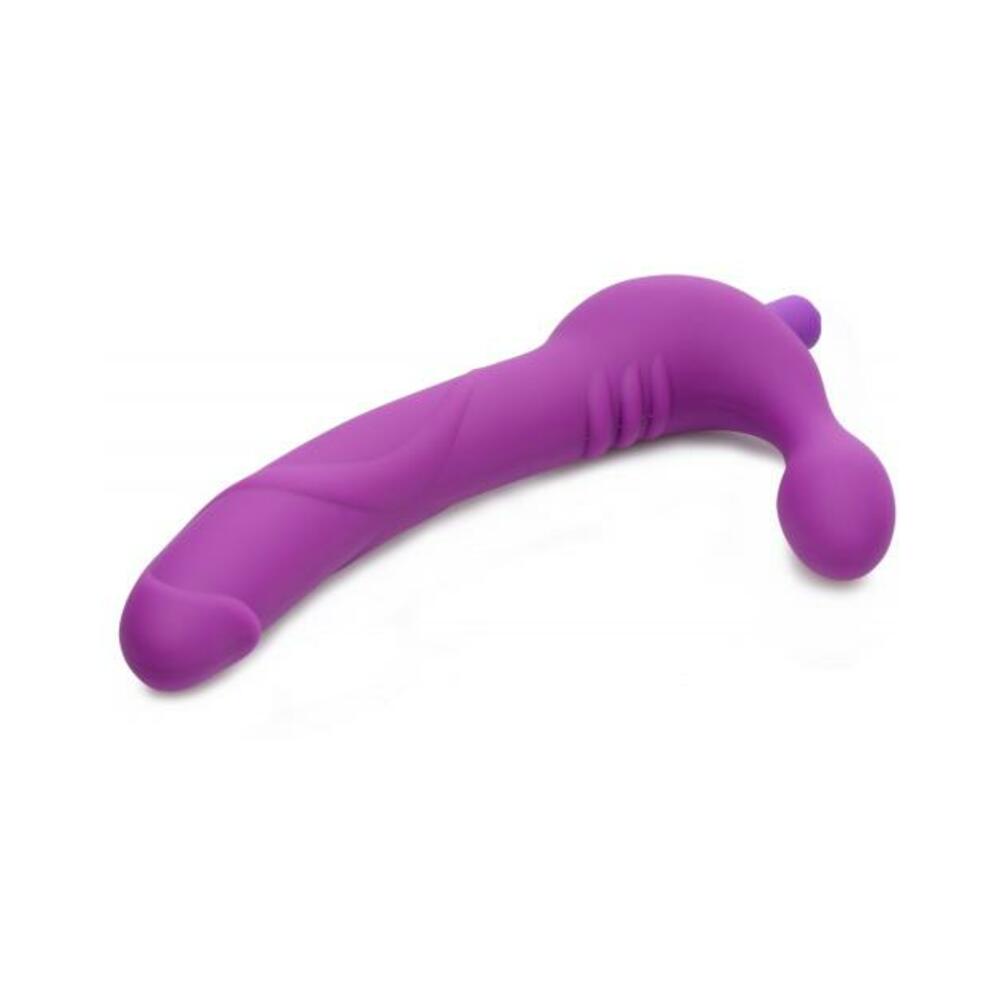 Royal Revolver Vibrating Strapless Silicone Strap On Dildo