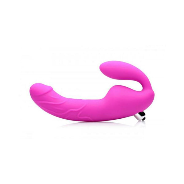 Royal Rider Vibrating Silicone Strapless Strap On Dildo