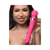 Ultra Thrusting And Vibrating Silicone Wand Pink