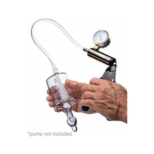 Anal Pump Cylinder With Stimulator Shaft