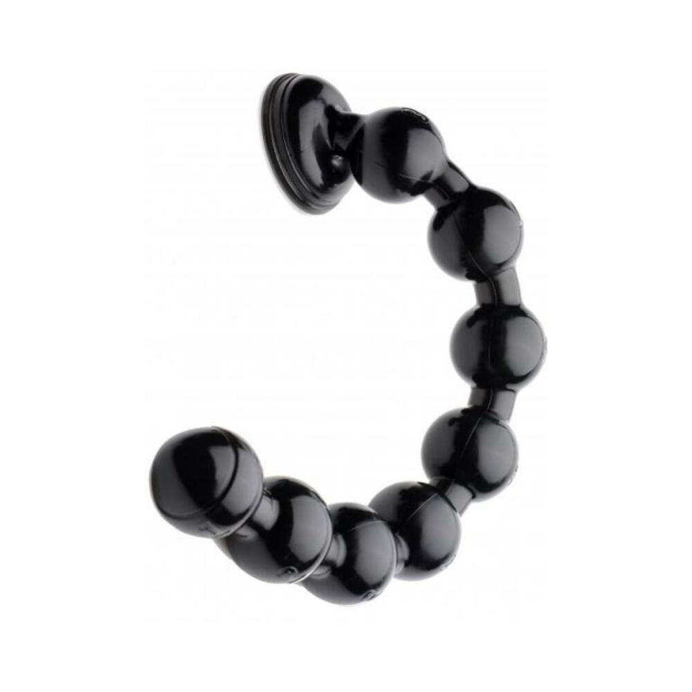 Hosed 19 Inches Beaded Thick Anal Snake Black