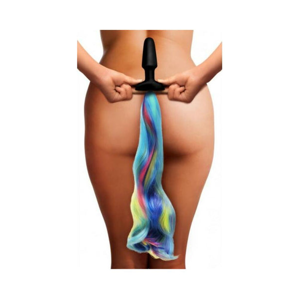 Tailz Rainbow Pony Tail Anal Plug