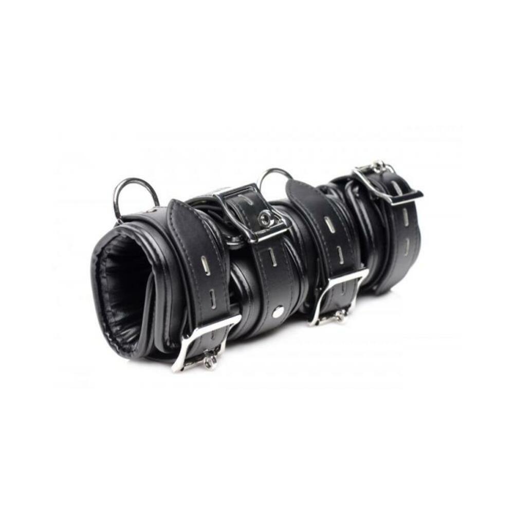 Strict Slave Bondage Shackle Set Black