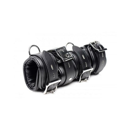 Strict Slave Bondage Shackle Set Black
