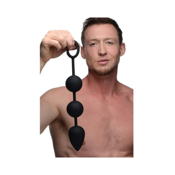 Tom Of Finland Weighted Anal Ball Beads Black