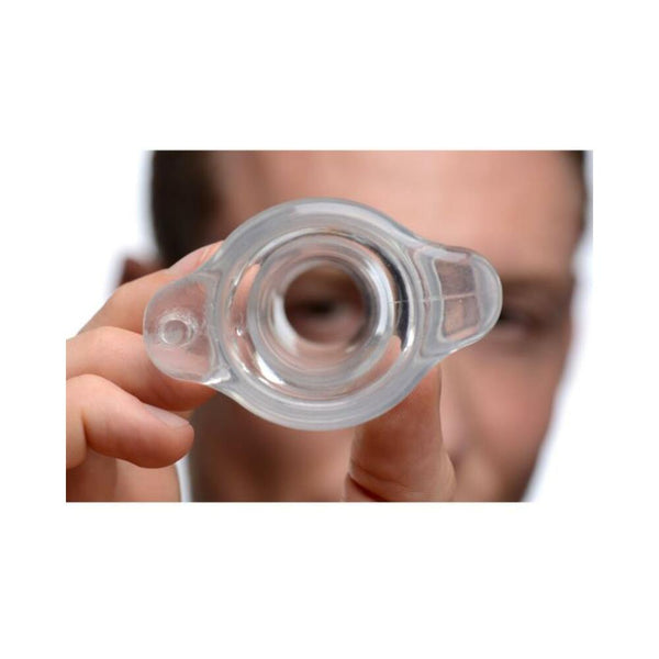 Gape Glory Clear Hollow Anal Plug Large