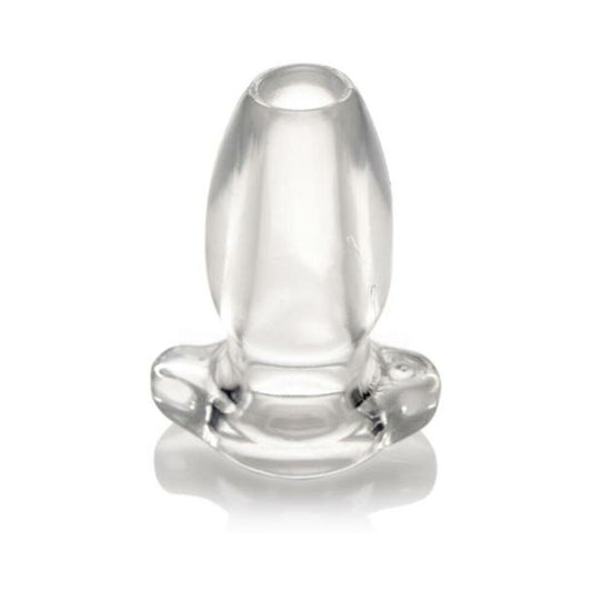 Peephole Clear Hollow Anal Plug Small