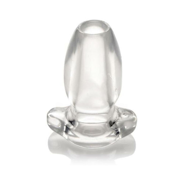 Peephole Clear Hollow Anal Plug Small