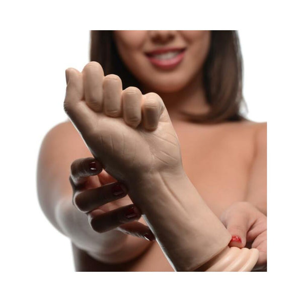 Knuckles Small Clenched Fist Dildo Beige