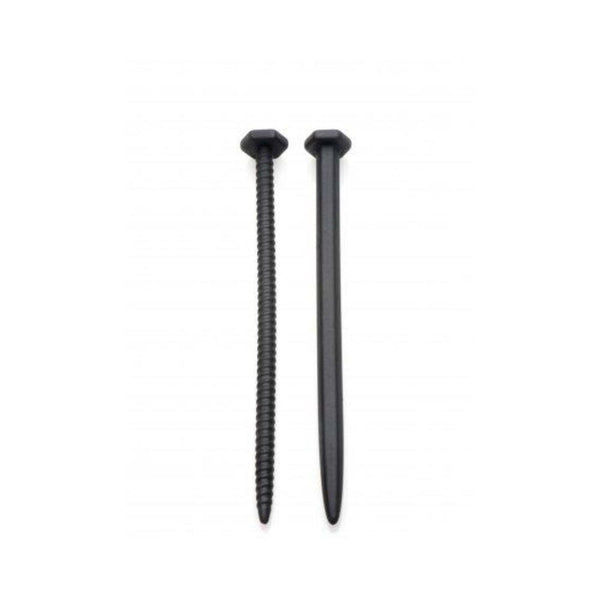 Hardware Nail & Screw Silicone Urethral Sounds Black