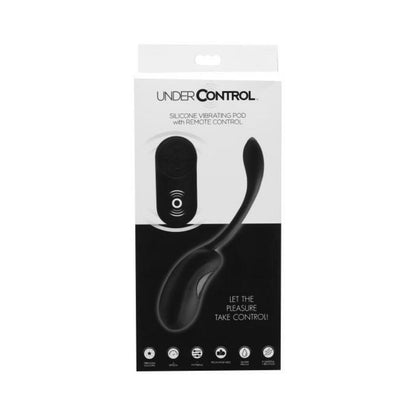 Under Control Silicone Vibrating Pod With Remote Control