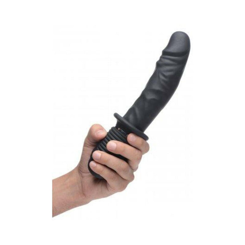 Power Pounder Vibrating And Thrusting Silicone Dildo