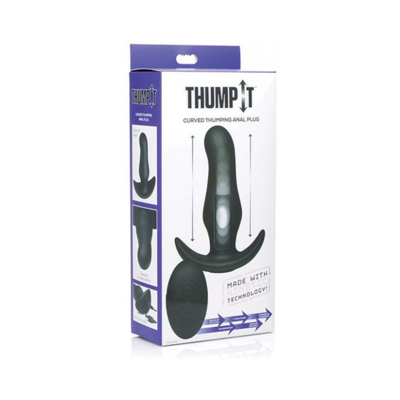 Kinetic Thumping 7X Prostate Anal Plug Black