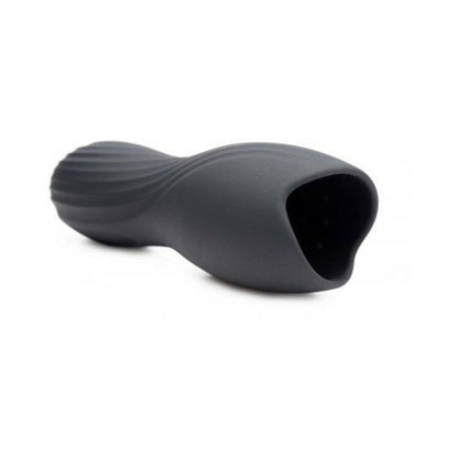 Vibrating Rechargeable Penis Pleaser Black