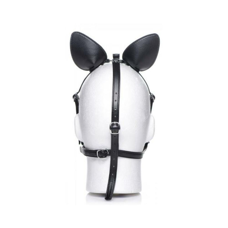 Dark Horse Pony Head Harness With Silicone Bit Black O/S