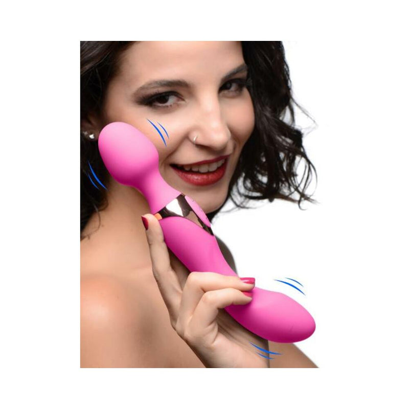 10x Dual Duchess 2-in-1 Silicone Massager - Pink