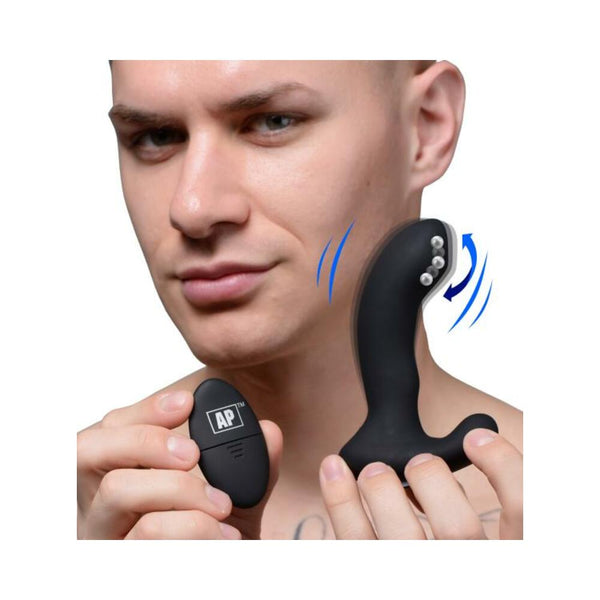 ALPHA-PRO 10X P-MASSAGE MOVING BEAD PROSTATE STIMULATOR