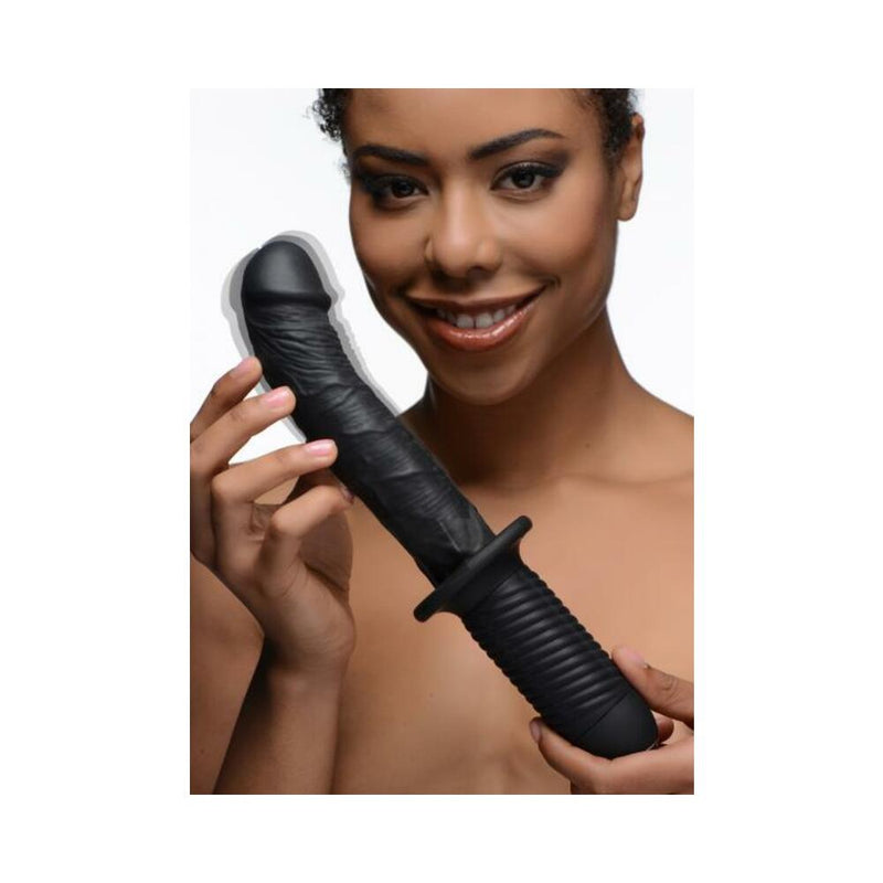 Ass Thumpers The Large Realistic 10X Vibrator With Handle