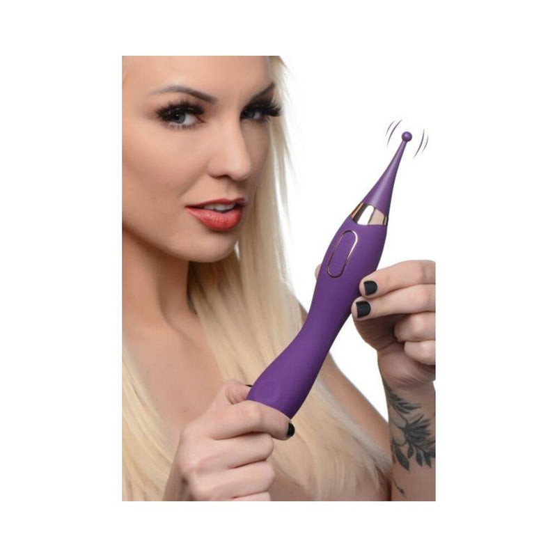 Pulsing G-spot Pinpoint Silicone Vibrator With Attachments