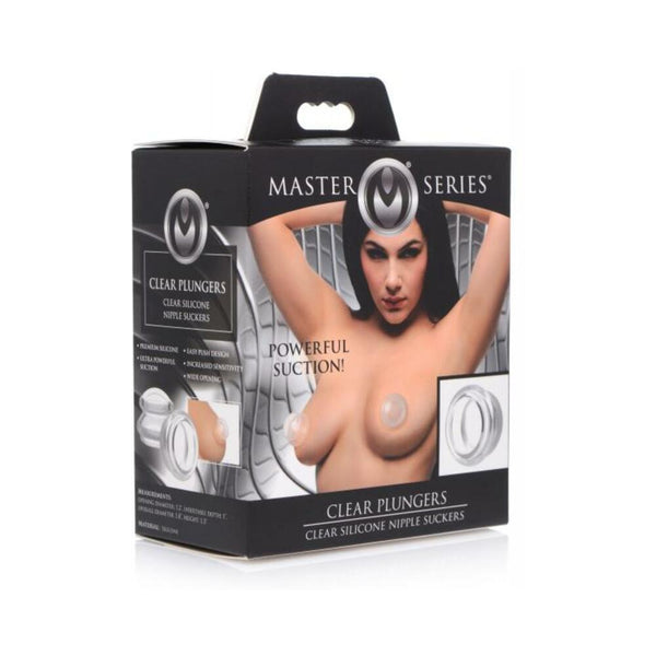 Clear Plunger Silicone Nipple Suckers - Small