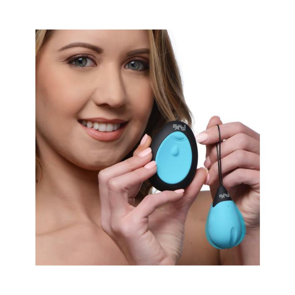 Bang - 10x Silicone Vibrating Egg - Blue