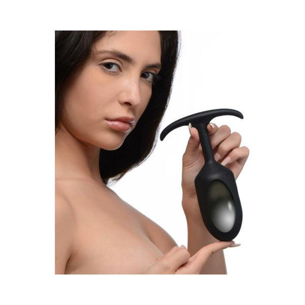 Premium Silicone Weighted Anal Plug - Xl