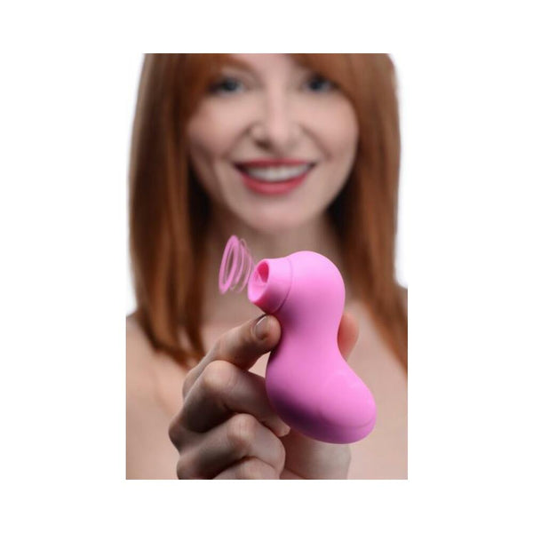 Sucky Ducky Silicone Clitoral Stimulator - Pink