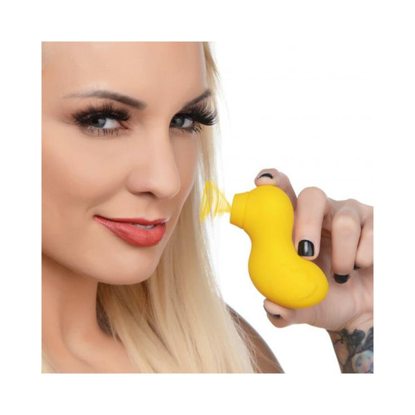 Sucky Ducky Silicone Clitoral Stimulator - Yellow