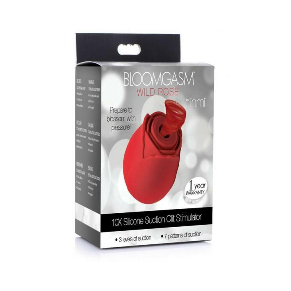 Bloomgasm Wild Rose 10x Silicone Clit Stimulator