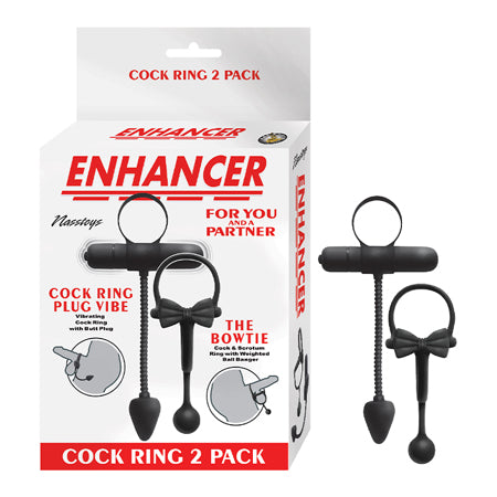 Enhancer Cockring 2 Pack - Black