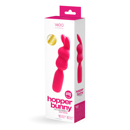 VeDO Hopper Bunny Rechargeable Mini Wand - Pink
