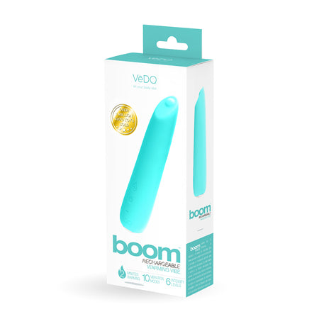 VeDO Boom Rechargeable Ultra Powerful Vibe - Turquoise