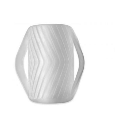 Perfect Fit Male Masturbator with Grip Clear