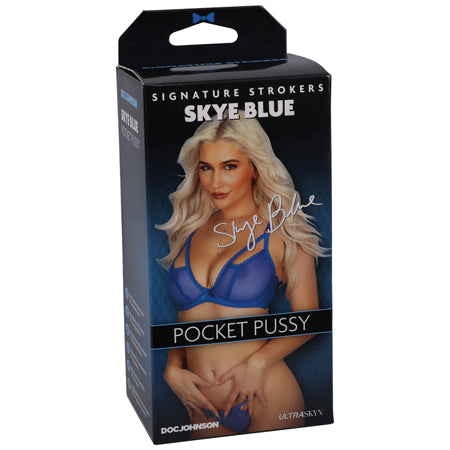 Signature Strokers ULTRASKYN Pocket Pussy - Skye Blue