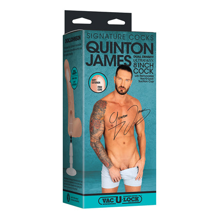 Signature Cocks ULTRASKYN 8' Cock w/Removable Vac-U-Lock Suction Cup - Quinton James