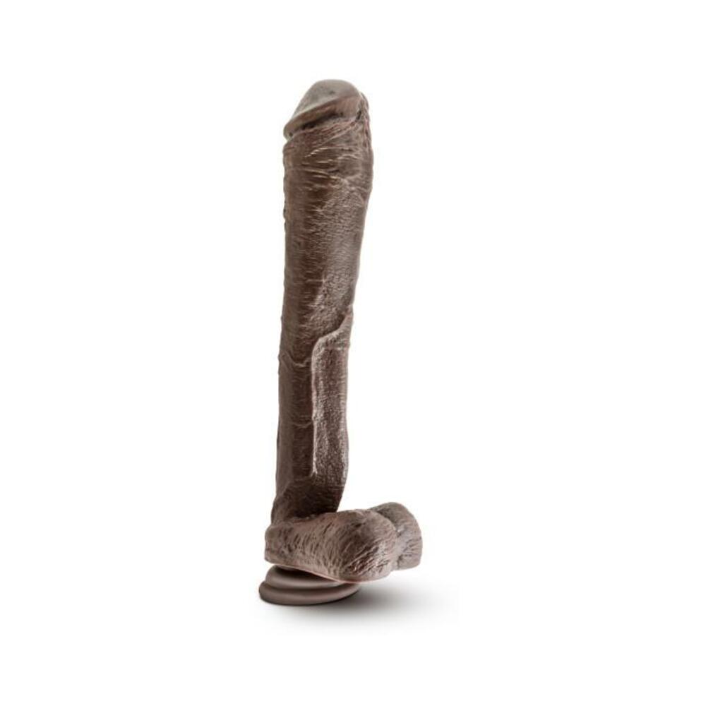 Dr. Skin Mr. Ed 13 Inch Dildo With Suction Cup - Chocolate