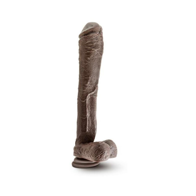 Mr Ed 13 inches Dildo Suction Cup Chocolate Brown Dildo