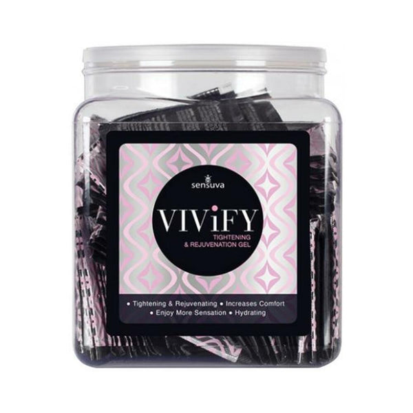 Vivify Tightening & Rejuvenation Gel 100 Pc Single Use Packet Tub