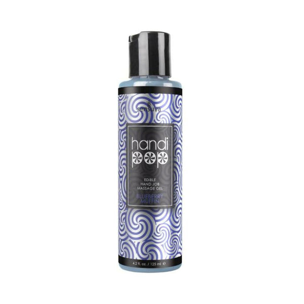 Handipop Edible Handjob Massage Gel Blueberry Muffin 4.2 Oz